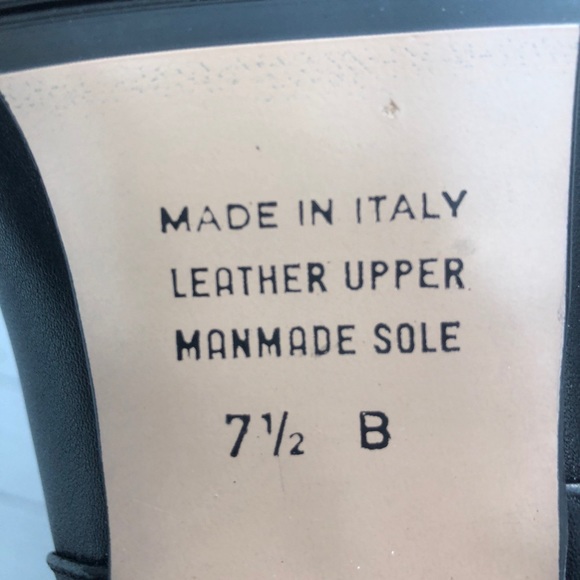 Lord&Taylor black genuine Italian Leather boot 7.5 - Picture 5 of 8